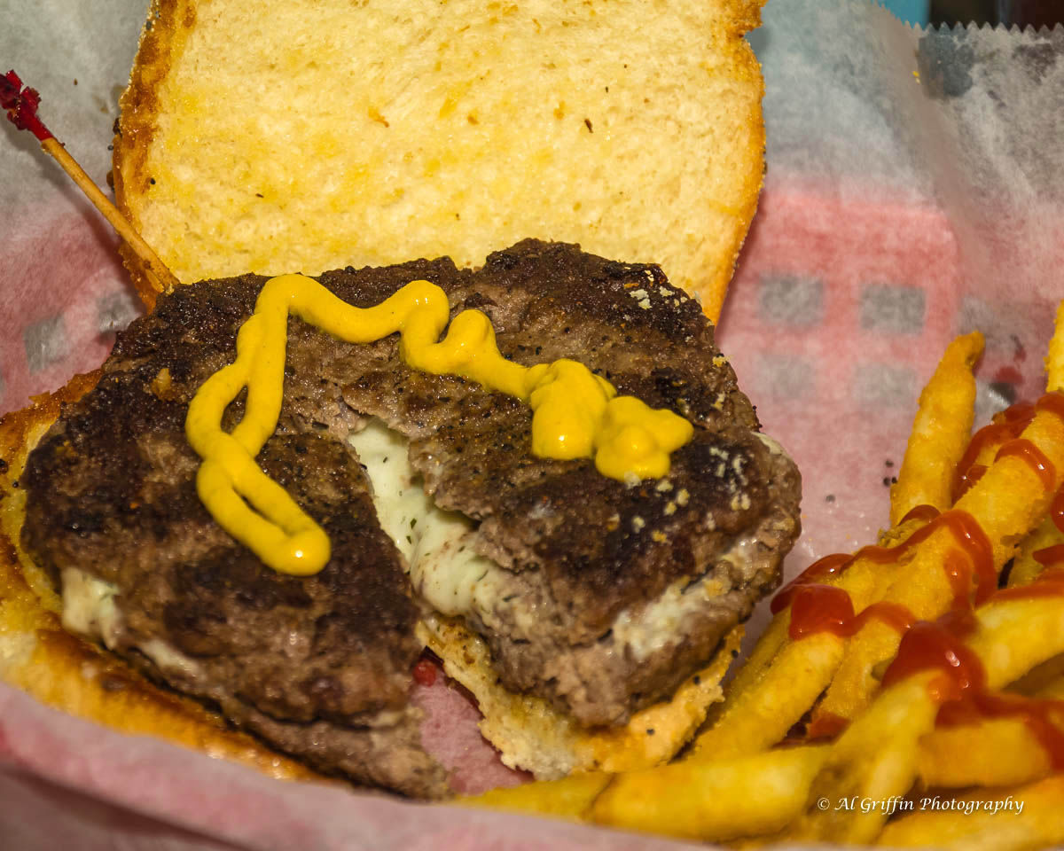 Bulldog's Stuffed Burger